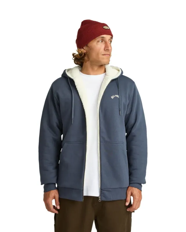 Billabong Arch Sherpa cardigan uomo pile S blu ombra