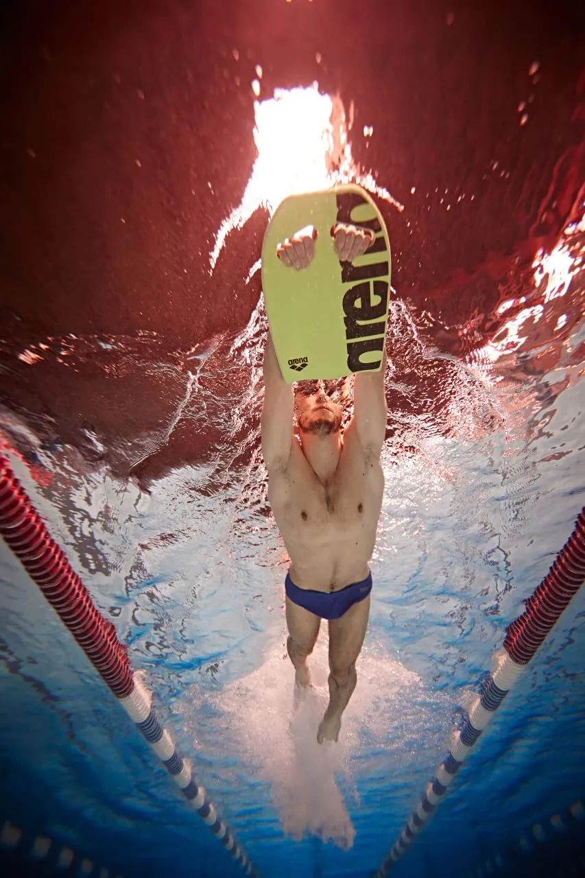 Arena Kickboard tavoletta nuoto adulto argento EVA