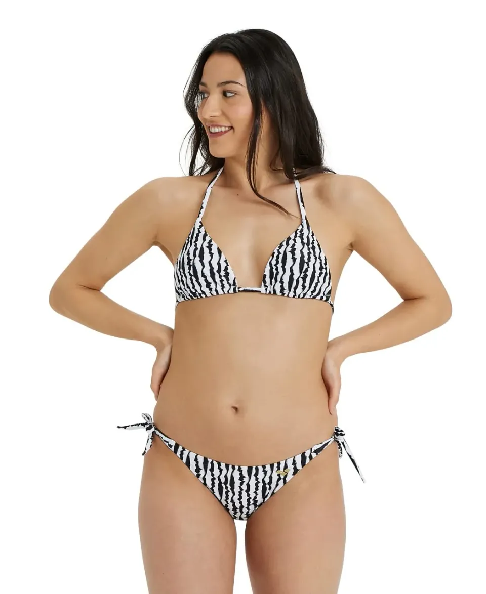 Arena Triangle Allover bikini donna 42 black multi
