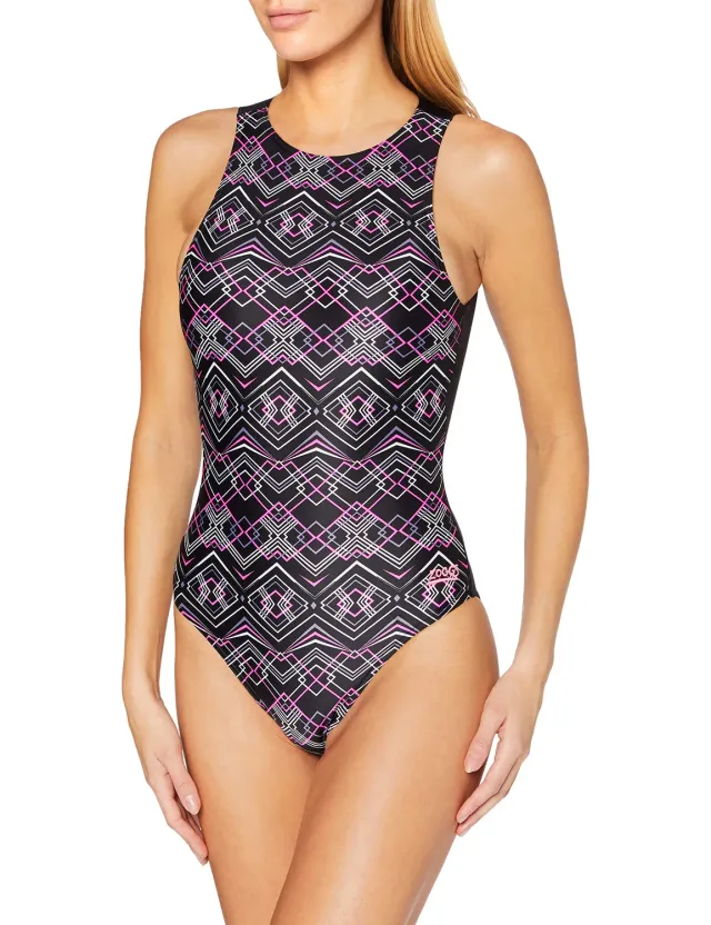 Zoggs Electric Hi Front costume donna taglia 40