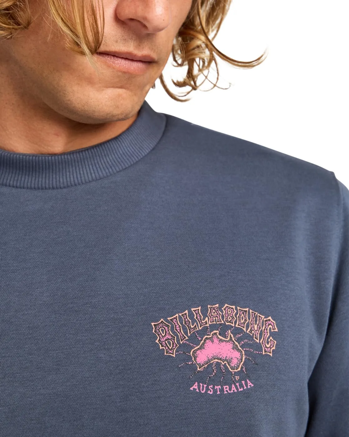 Billabong Foundation CR felpa uomo Blu Ombra S in cotone