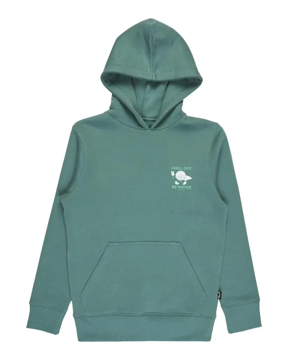 Billabong Foundation Po Kids felpa bambino 12 anni blu ardesia pile