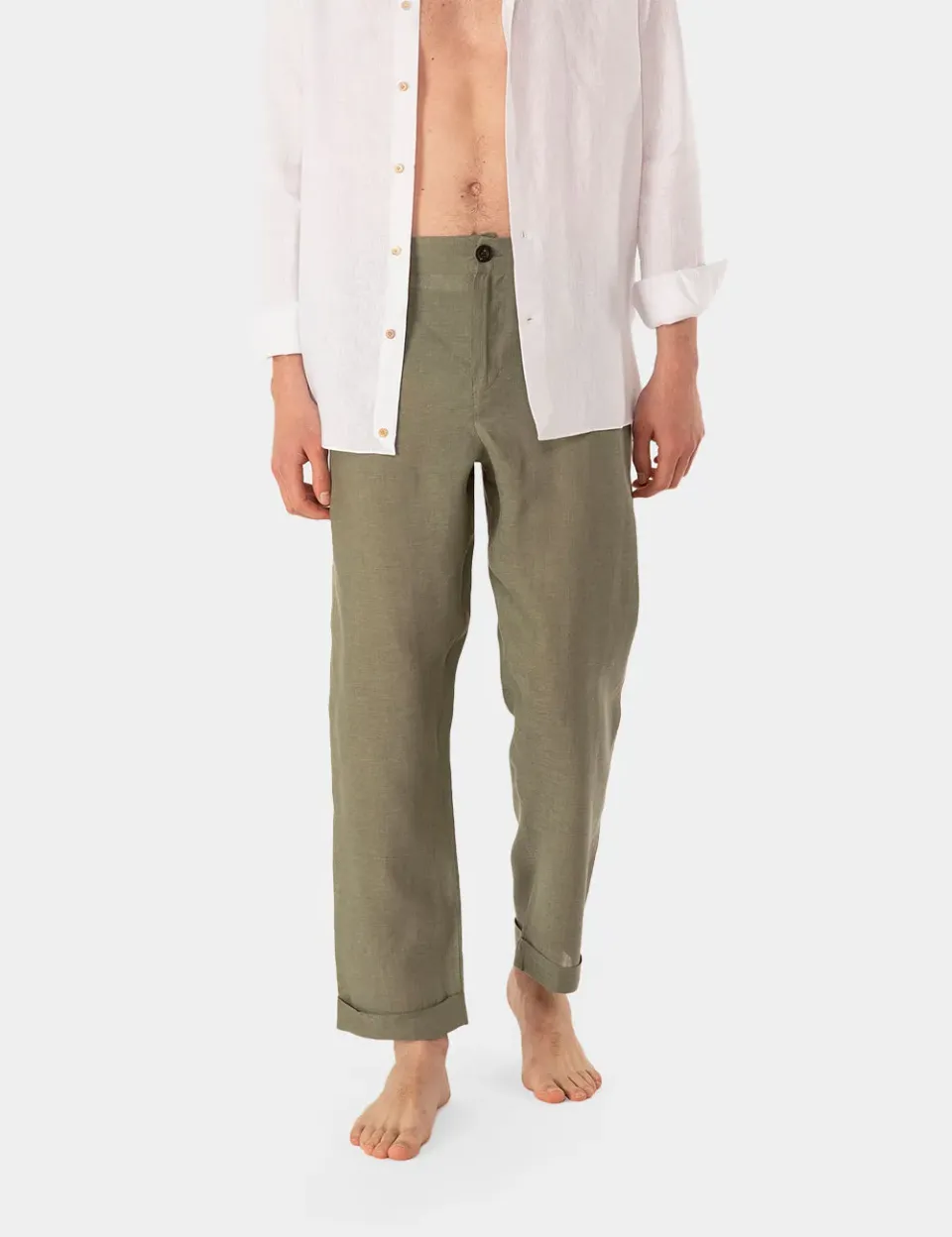Ripa Ripa Anacapri Verde pantaloni uomo leggeri