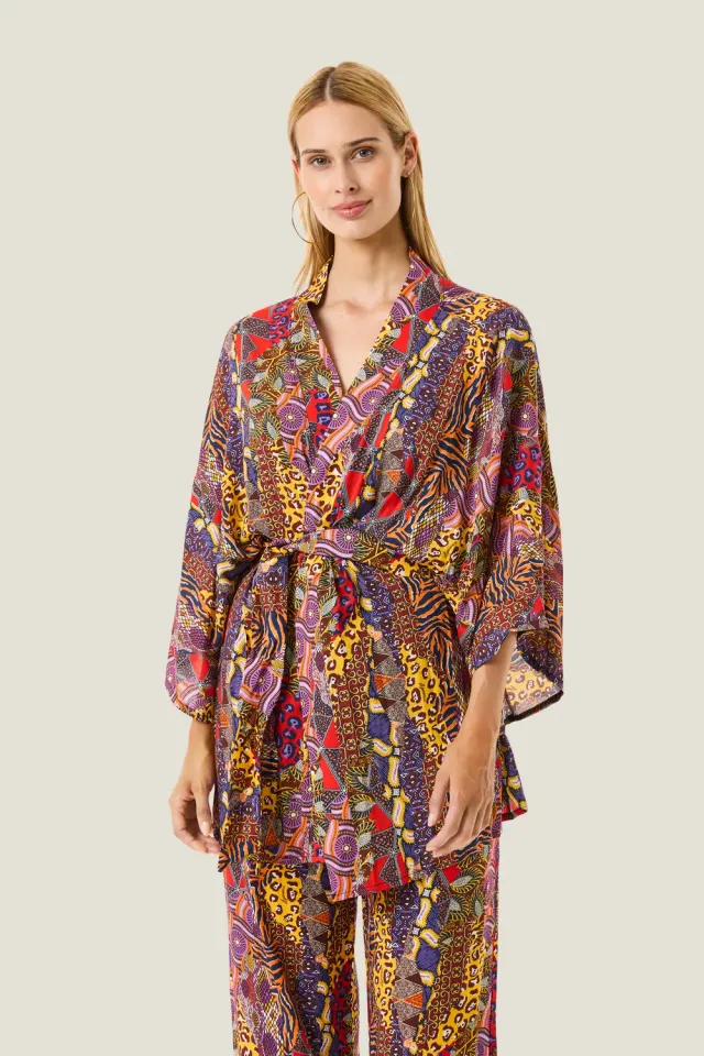 4 Giveness Congo kimono corto var. unica fantasia