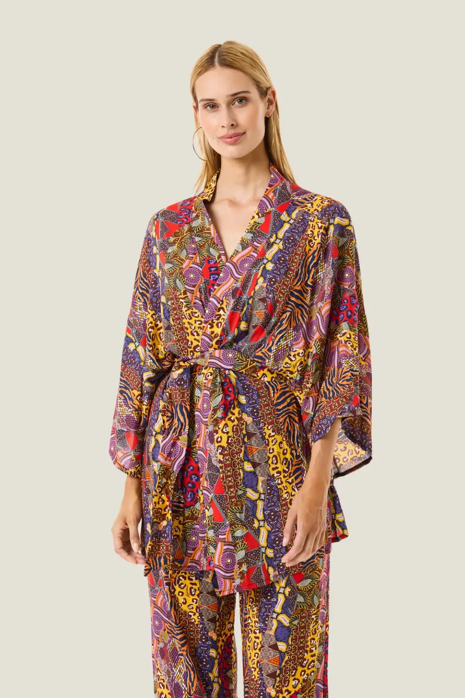 4 Giveness Congo kimono corto var. unica fantasia