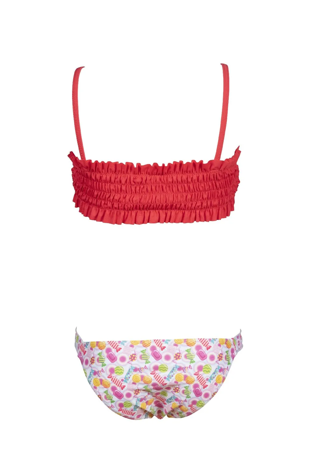 Arena Sweetie Jr Bandeau bikini bambina rosa 9 anni