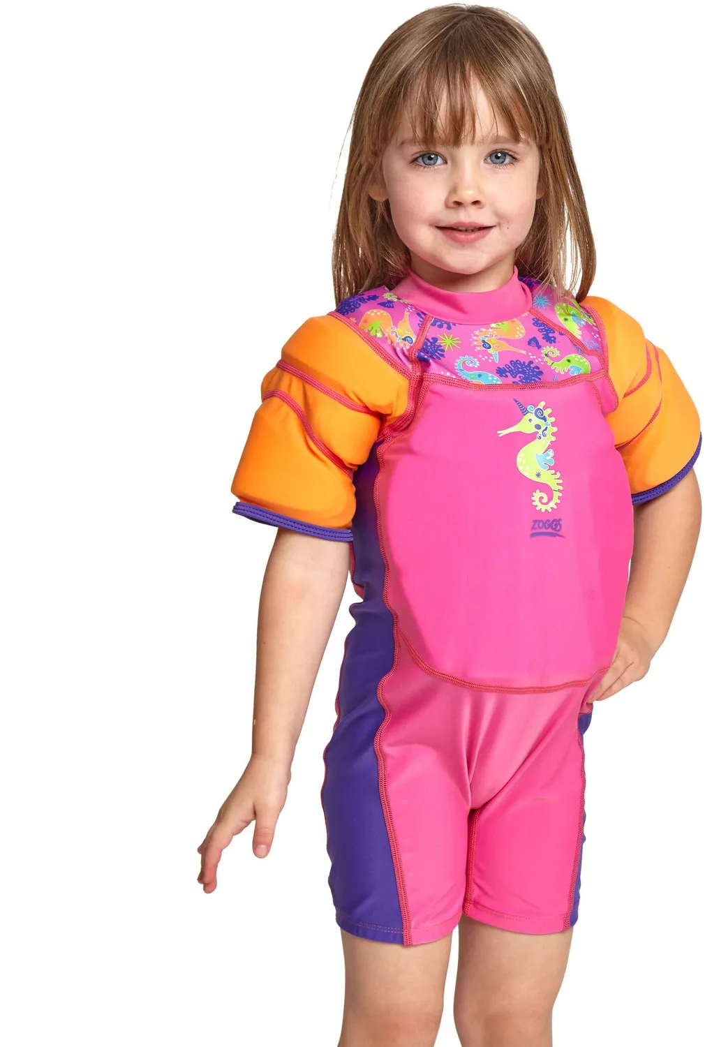 Zoggs Sea Water Wings Floatsuit Costume Galleggiante Bambini Neoprene