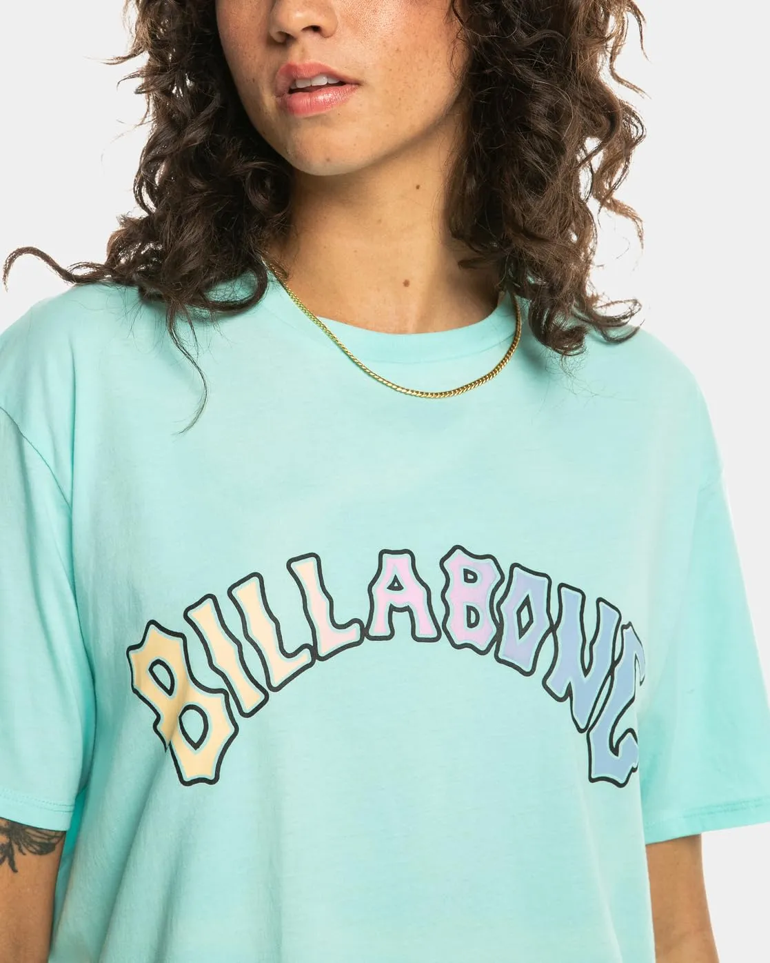 Billabong Mahalo maglietta donna cotone Pure Aqua XS