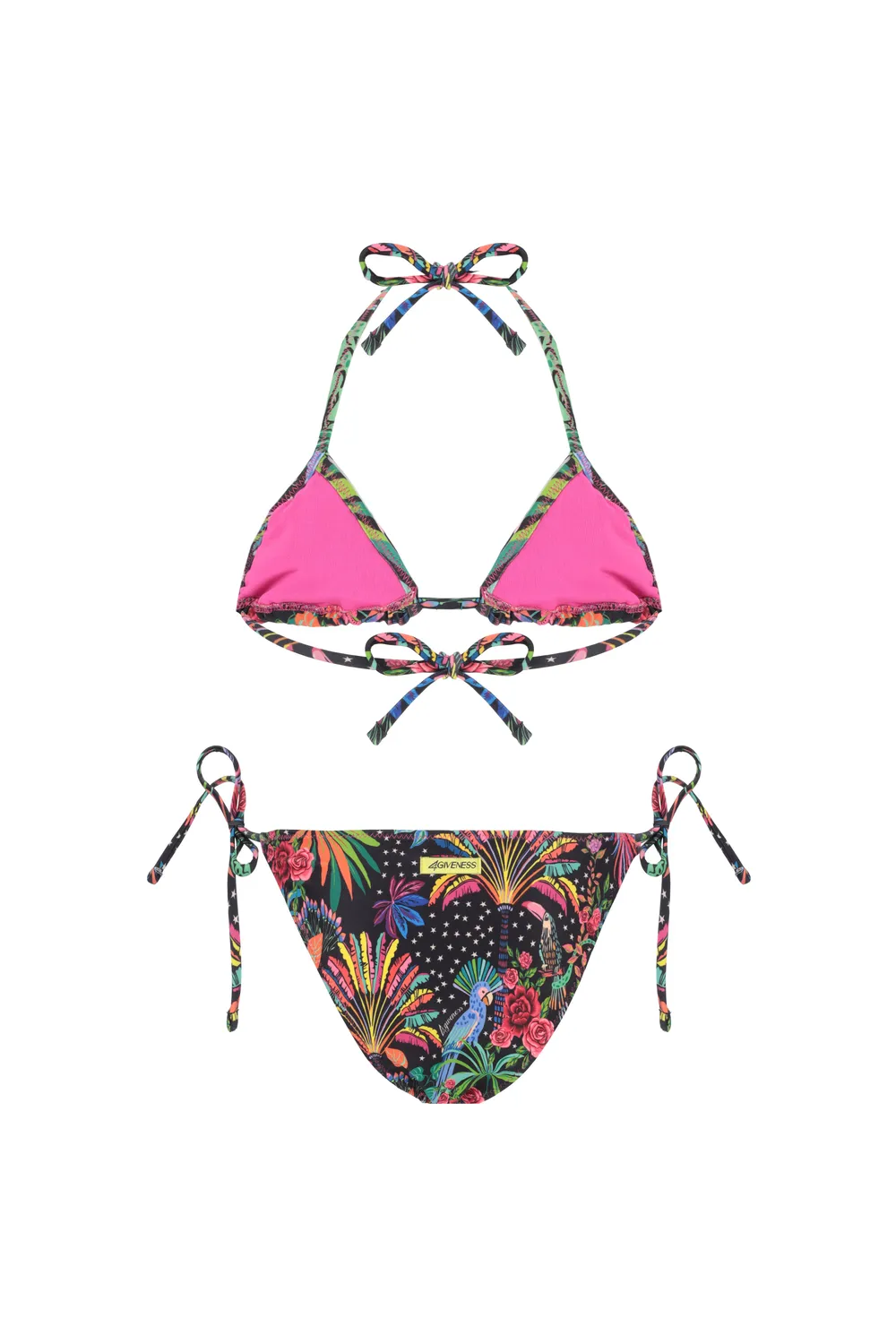 4 Giveness Bikini Triangolo bambina lacci variante unica practical