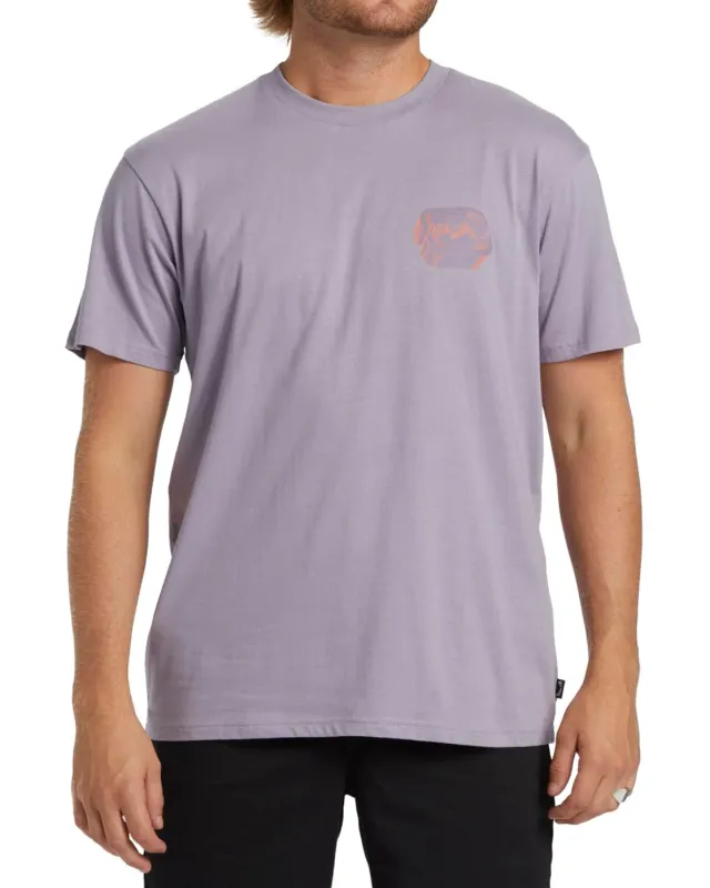 Billabong Crayon Wave SS t-shirt uomo Bianco stampa onda