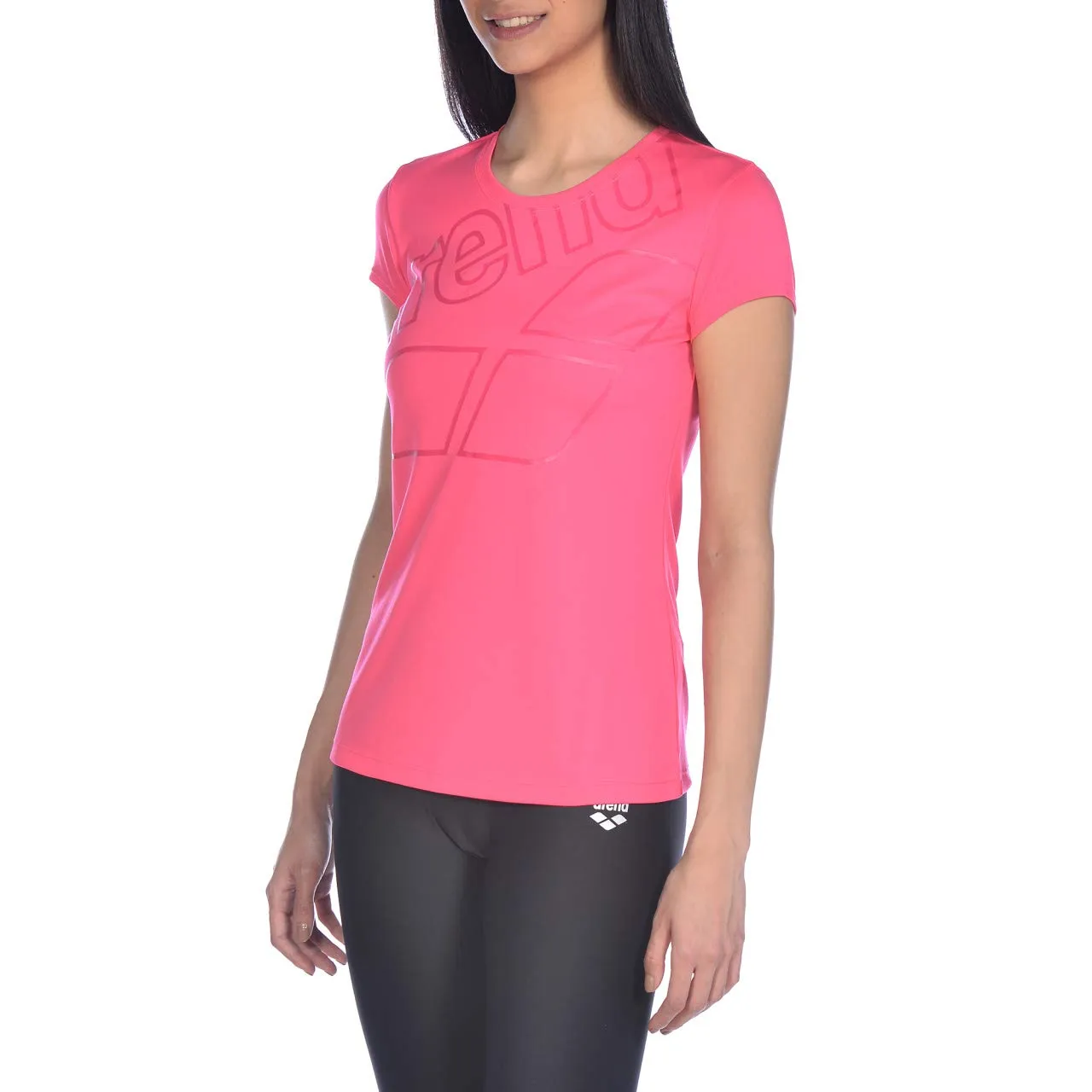 Arena Gym Logo maglia donna maniche corte cotone