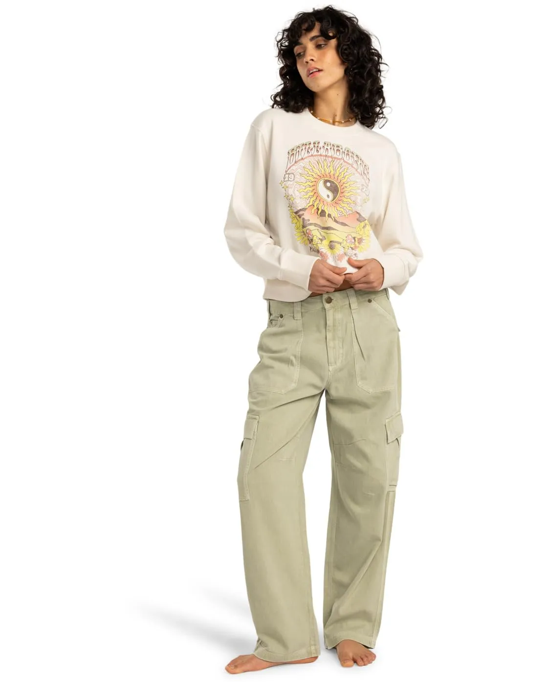 Billabong Summer Crew maglione donna girocollo morbido
