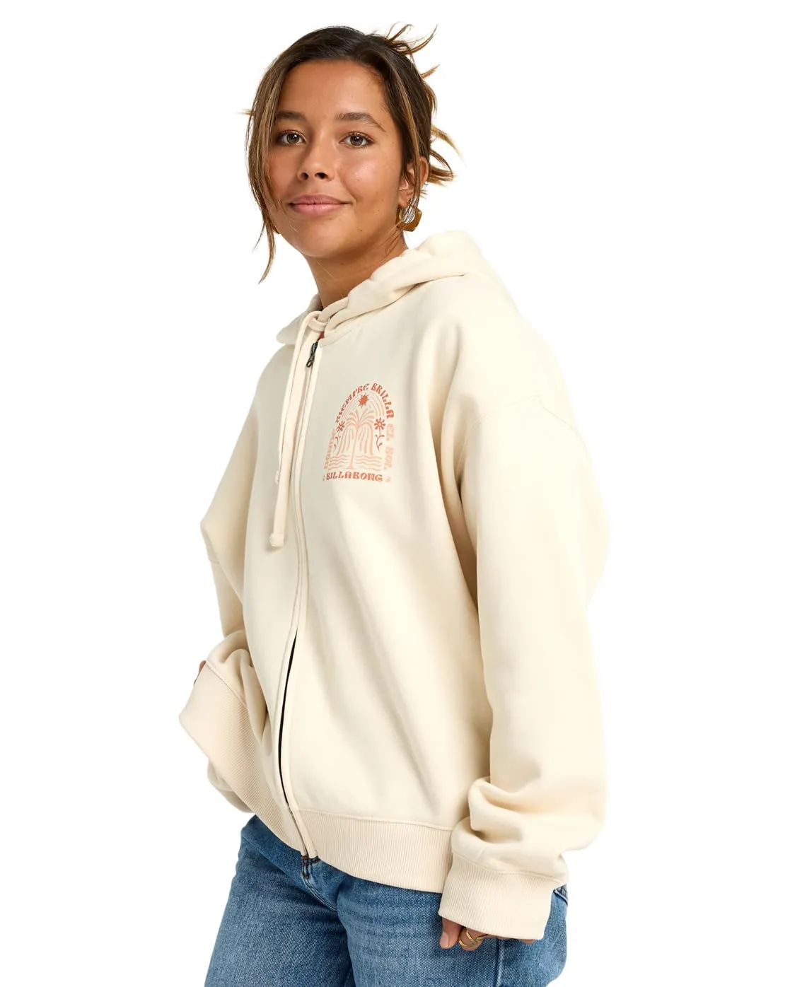 Billabong El Sol felpa donna girocollo con stampa