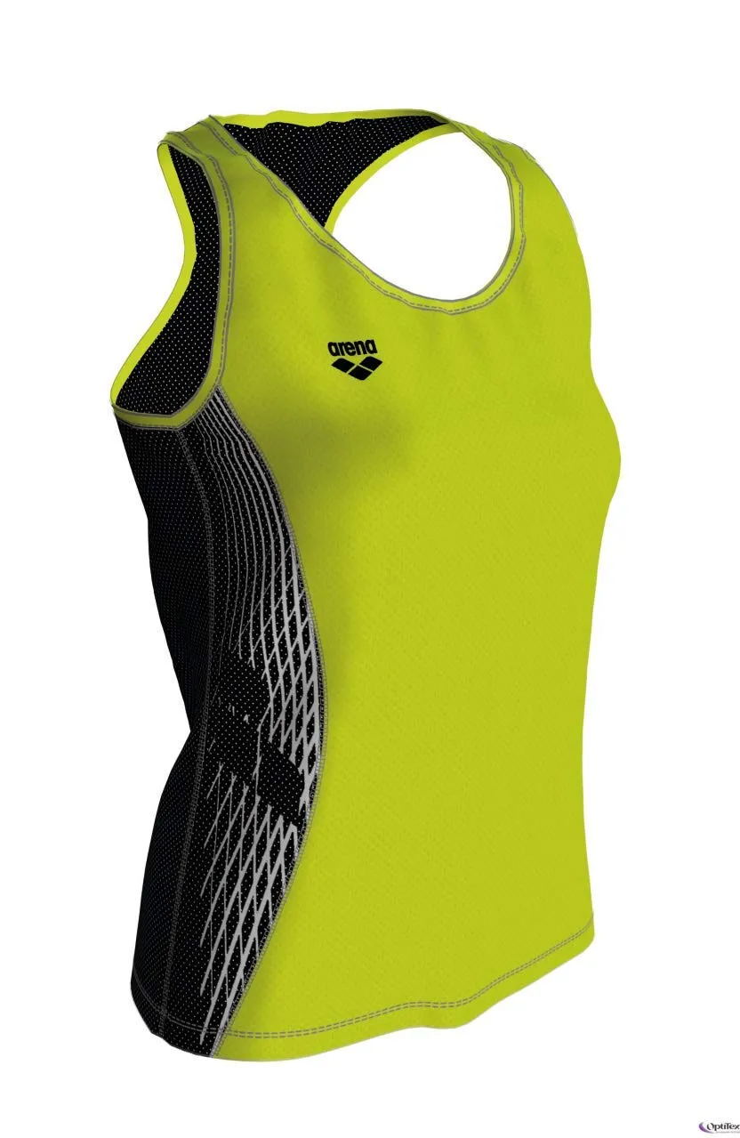 Arena Run Tank Top canotta sportiva donna traspirante asciugatura rapida