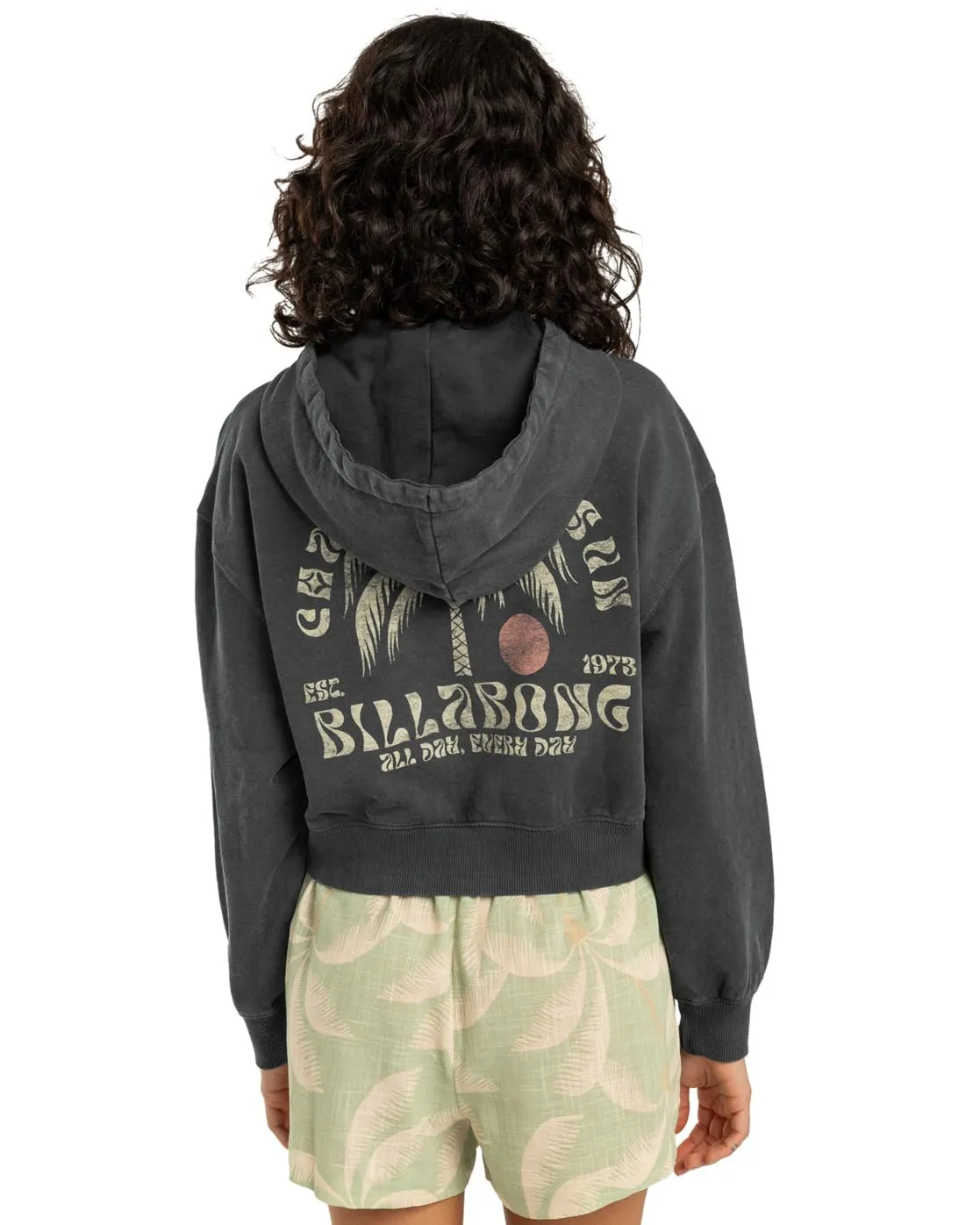 Billabong All Day Sun felpa cappuccio donna cotone