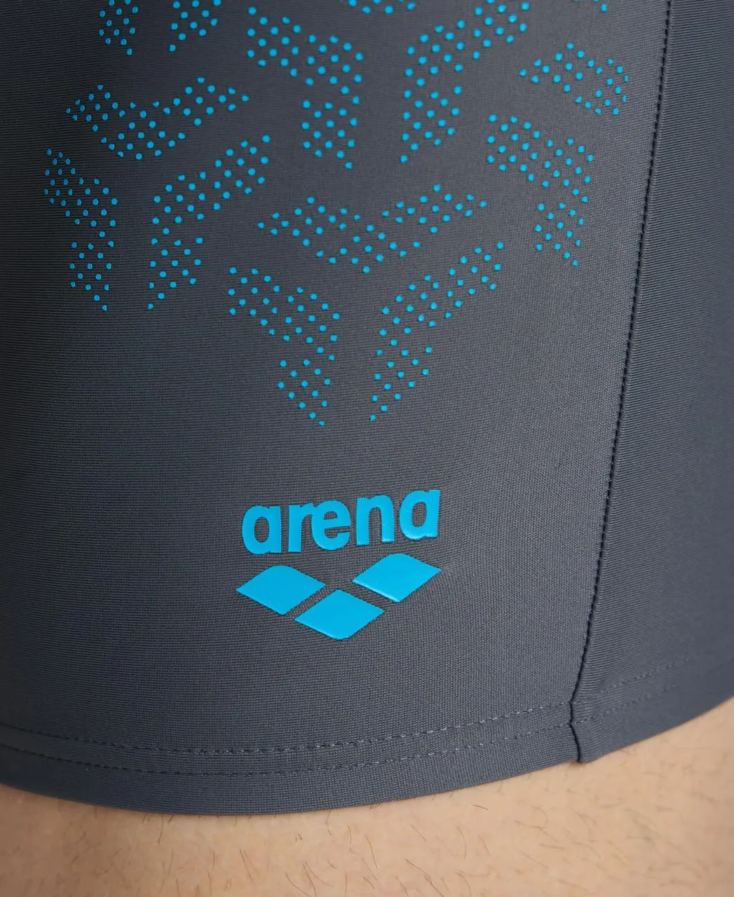 Arena Kikko V boxer mare uomo asphalt turchese