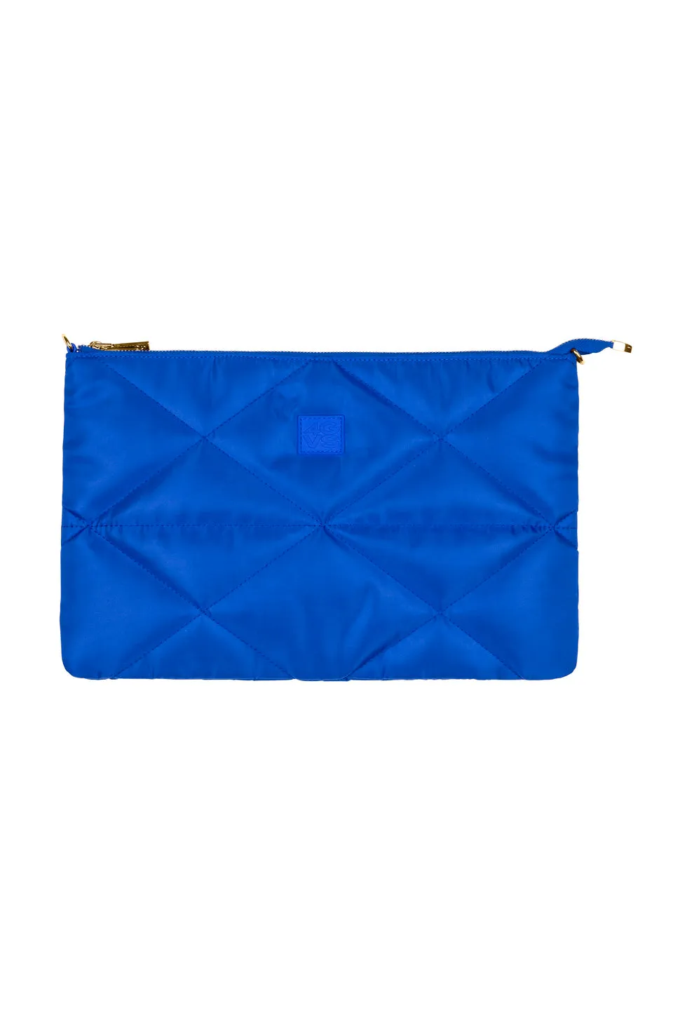 4Giveness clutch bag trapuntata nylon nera 40x25