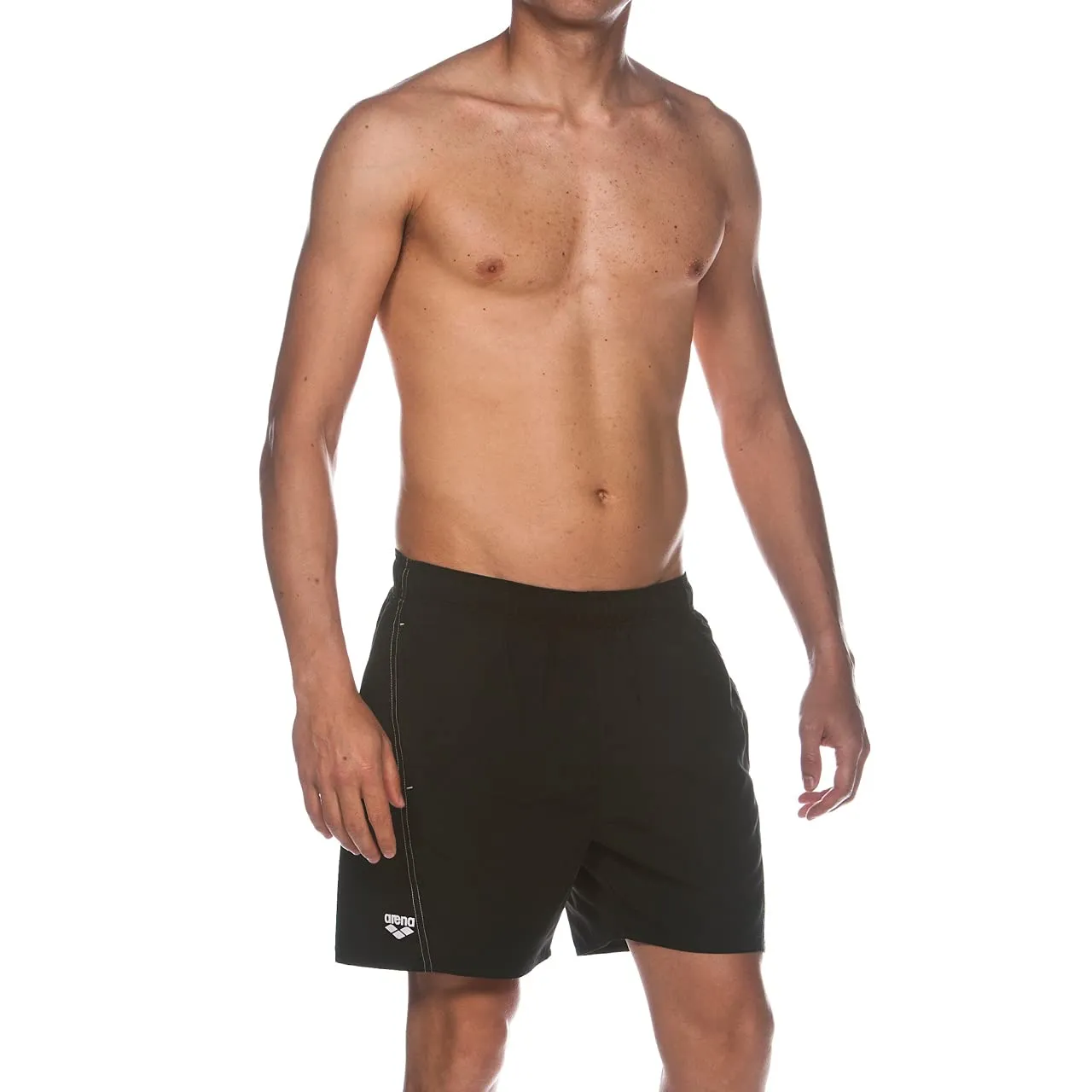 Arena Logo boxer mare uomo nero black-white asciugatura rapida