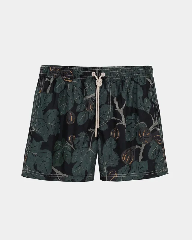 Mosso Sunwear boxer mare fichi nero coscia media