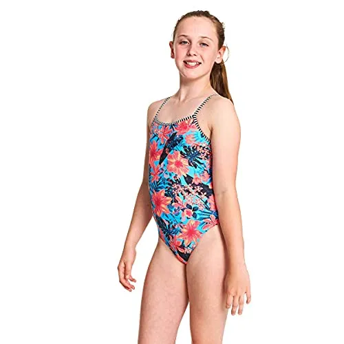 Zoggs Wunderlust Yaroomba Floral Costume Bambina Hydrolife