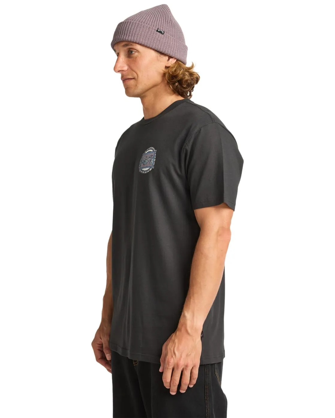 Billabong Crayon Wave SS T-Shirt Uomo M Bianco Cotone