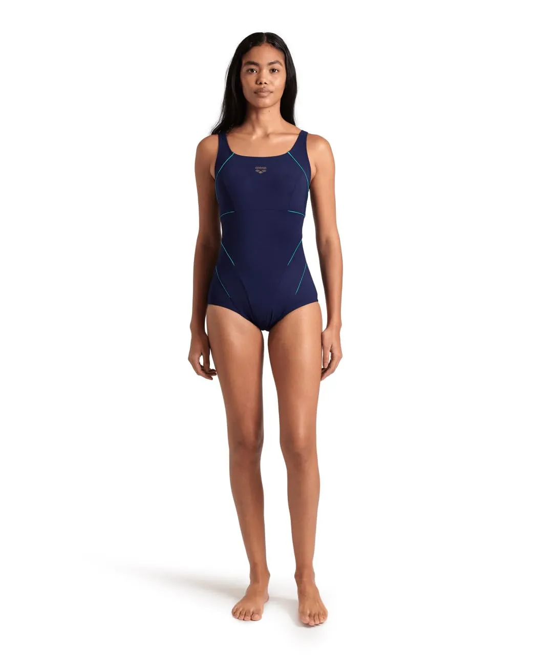 Arena Jewel Low costume intero donna Coppa C navy modellante