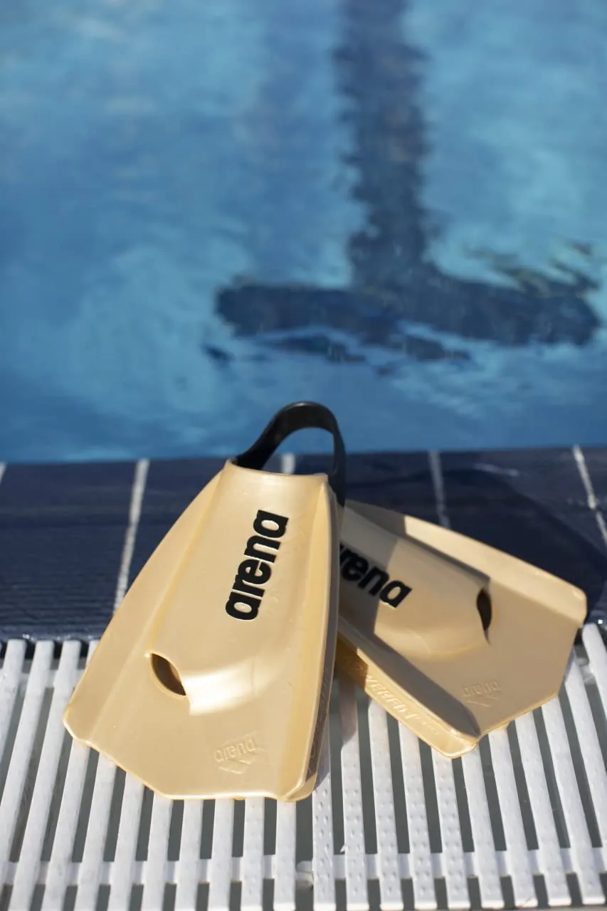 Arena Powerfin Pro II pinne nuoto silicone lime lama corta