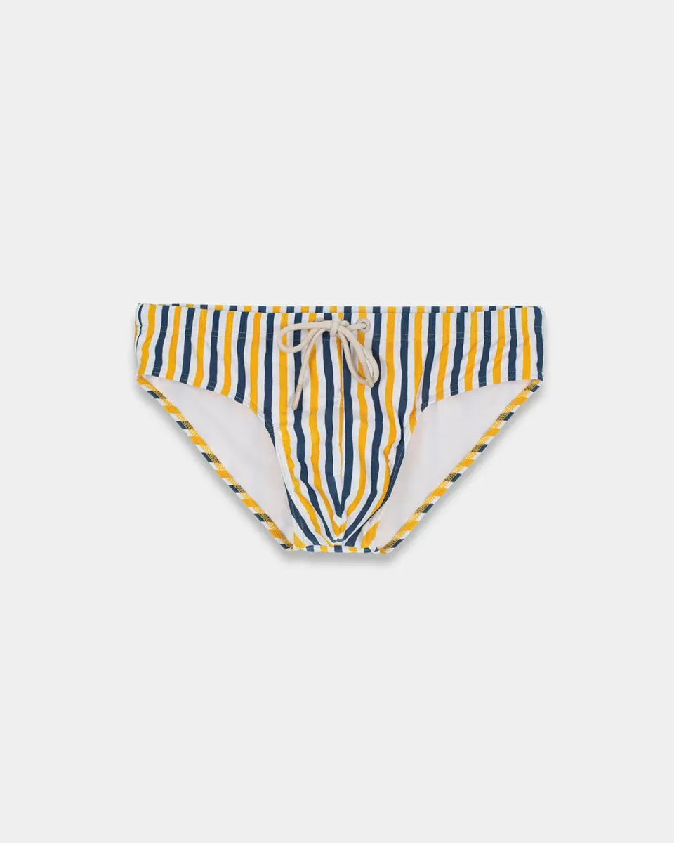 Mosso Sunwear Wave slip mare uomo navy fantasia righe