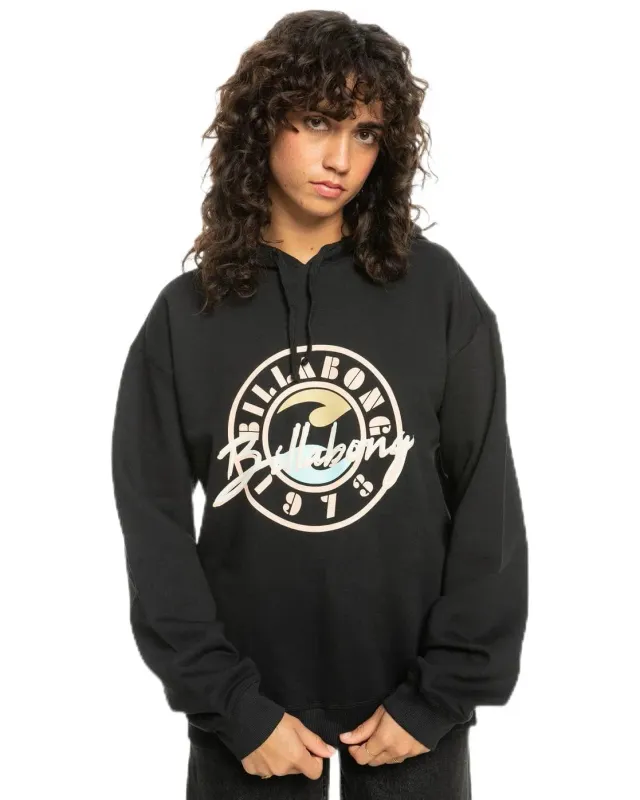 Billabong Del Mar Hoodie felpa donna S misto cotone