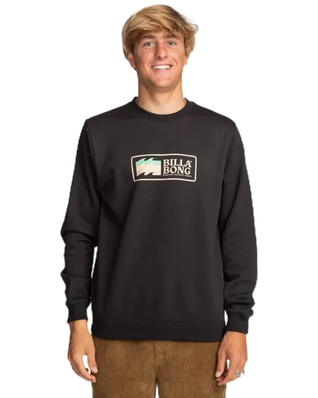 Billabong Swell CR Maglione Uomo girocollo caldo invernale
