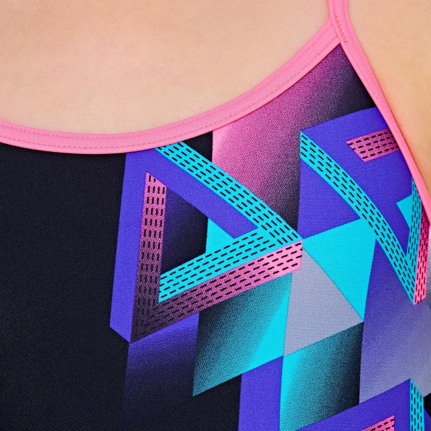 Zoggs Kitch Chaos Swimback costume intero 12 anni anticlоро