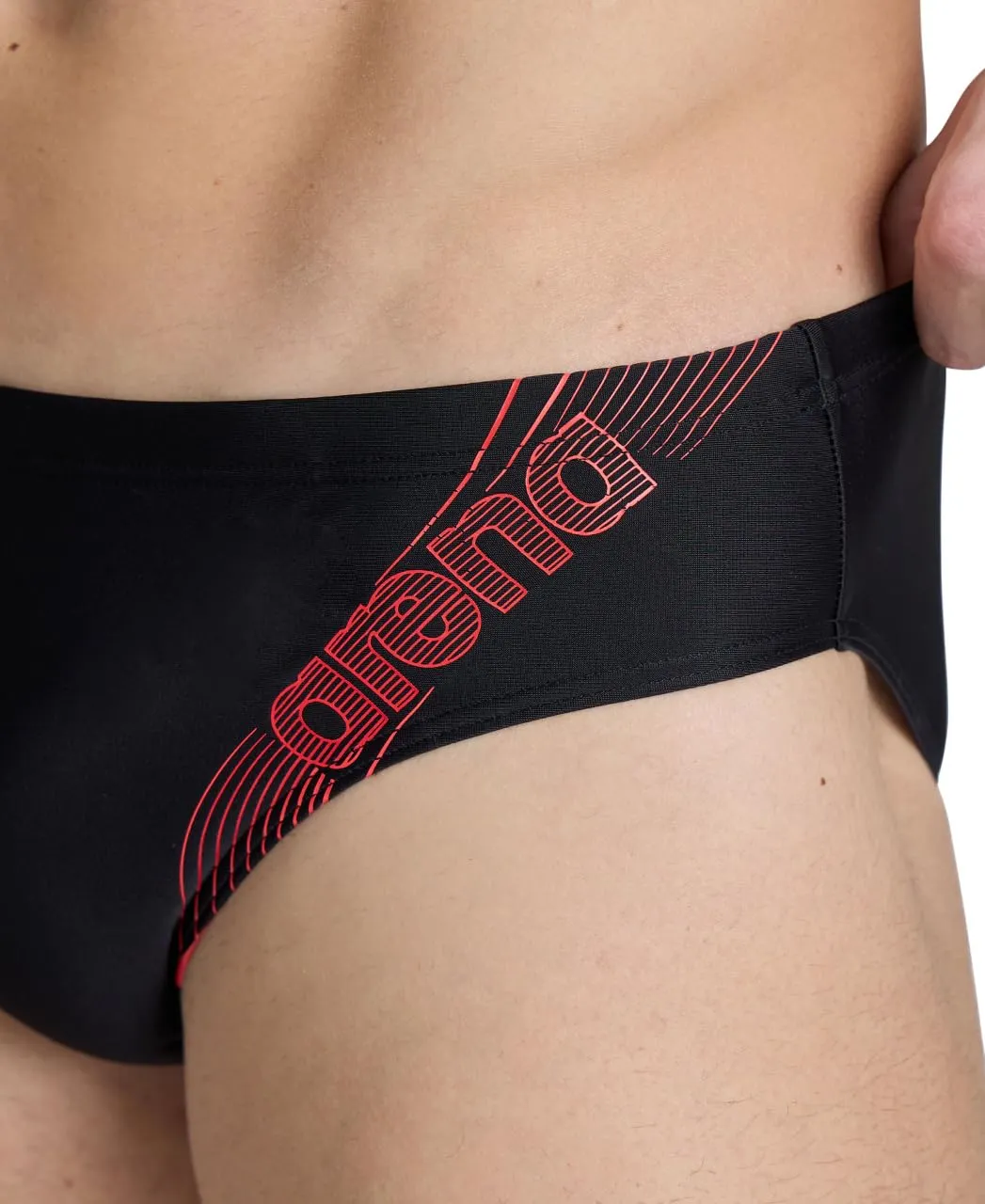 Arena Dreamy costume slip uomo black turchese