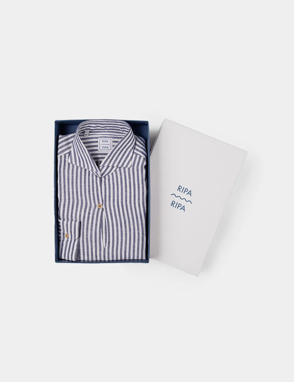 Ripa Ripa Capri Righe Larghe camicia uomo lino