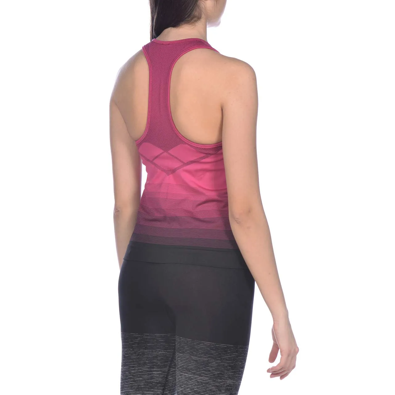 Arena Seamless Tank Top canotta donna nera senza cuciture