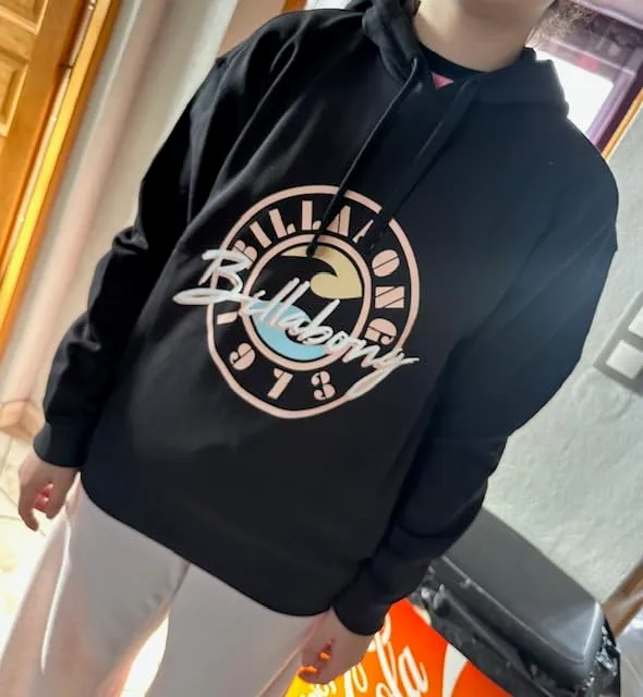 Billabong Del Mar Hoodie felpa donna S misto cotone