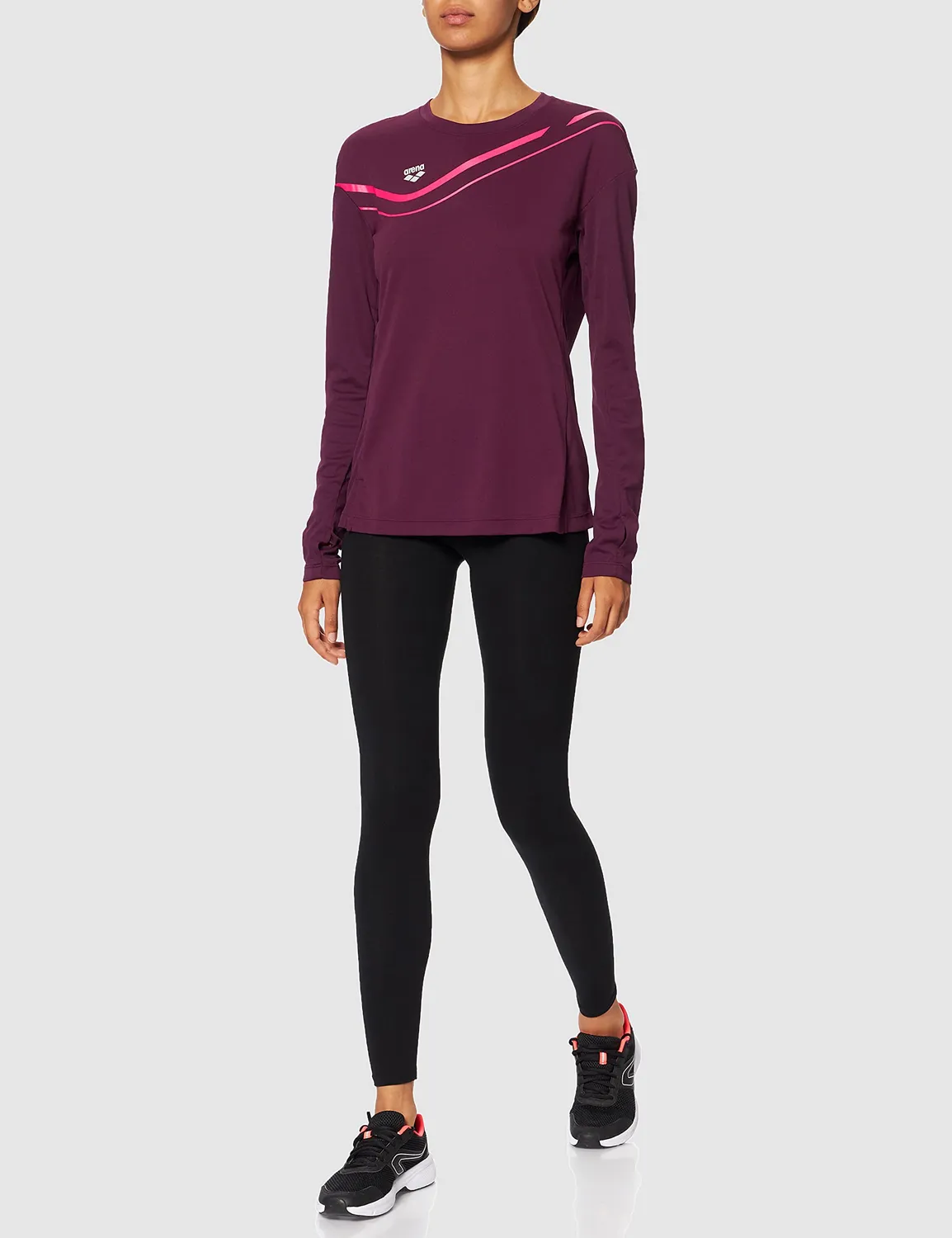 Arena W Tech Shirt maglia maniche lunghe donna palestra