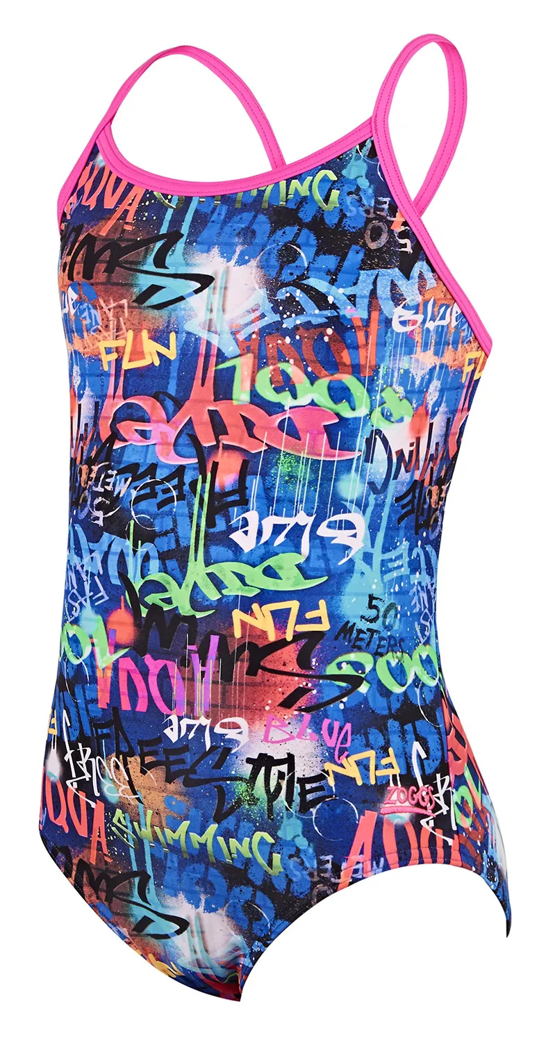 Zoggs Saber Starback costume intero bambina 12 anni