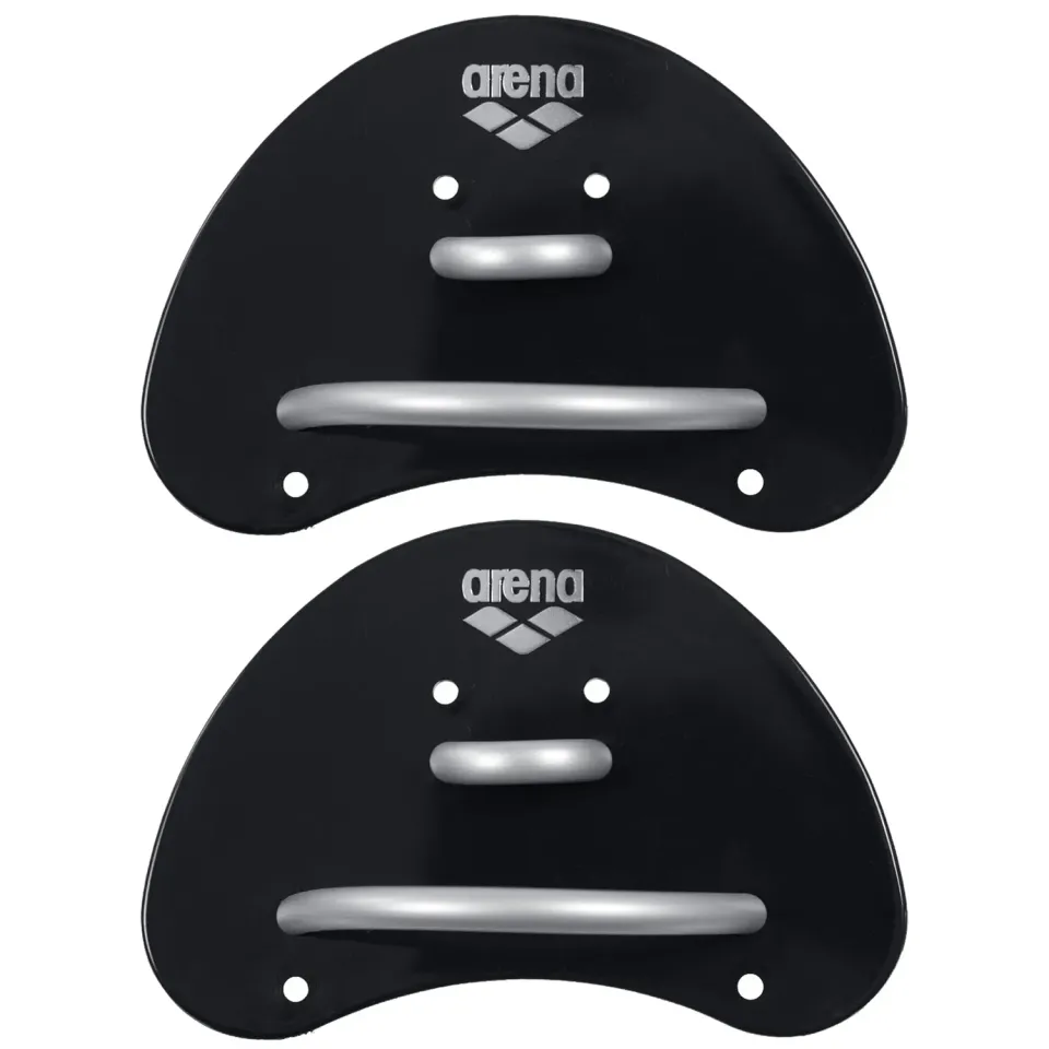 Arena Elite Finger Paddle palette dita black silver tecnica