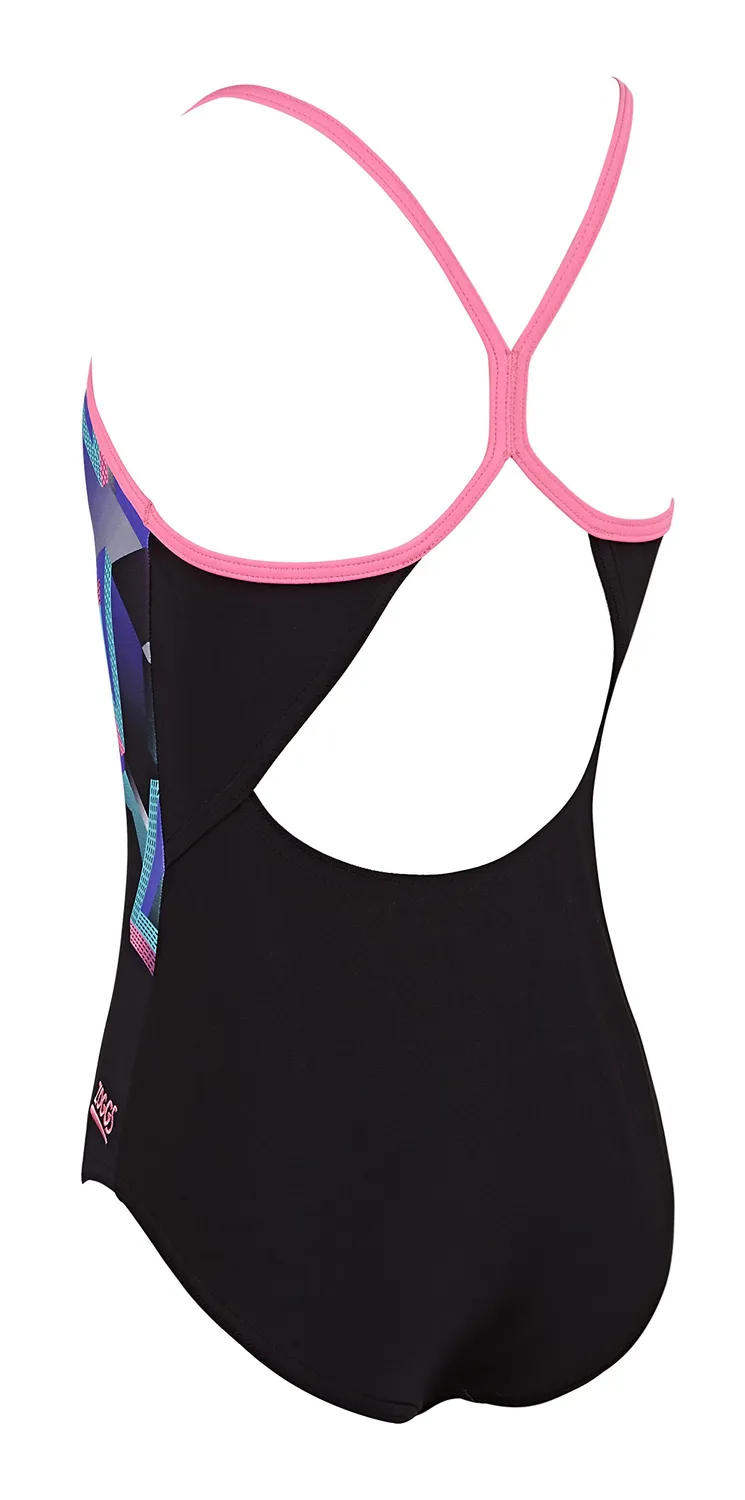 Zoggs Kitch Chaos Swimback costume intero 12 anni anticlоро