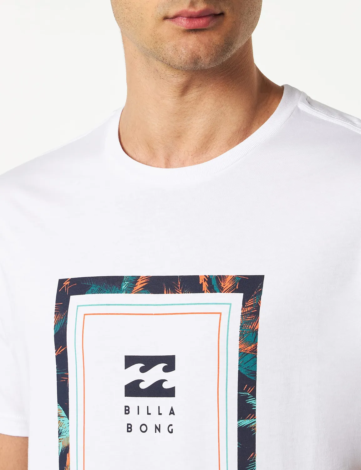 Billabong Themed SS maglietta uomo cotone nero