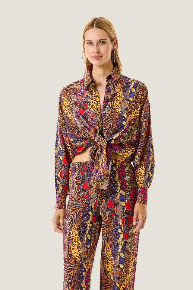 4 Giveness Congo camicia over var. unica africana