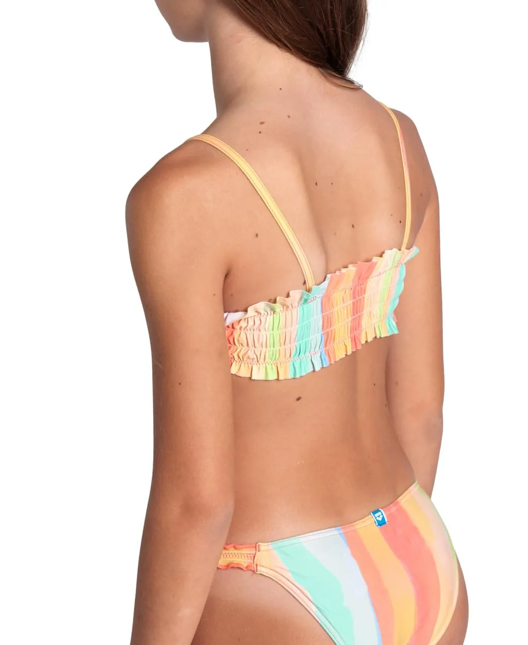 Arena Water Print Bandeau bikini bambina 8-9 anni asciugatura rapida