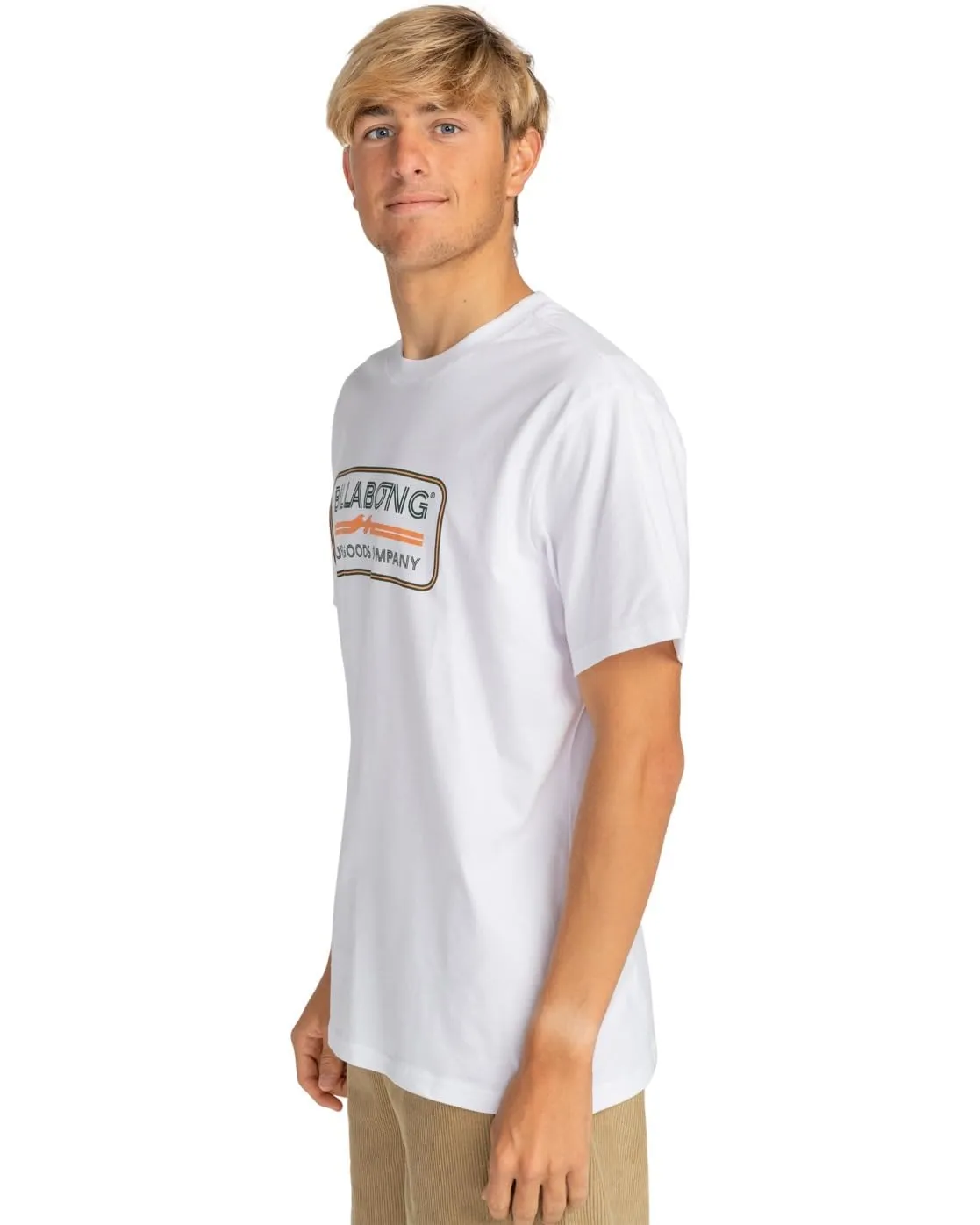 Billabong Trademark SS camicia uomo XS bianca cotone