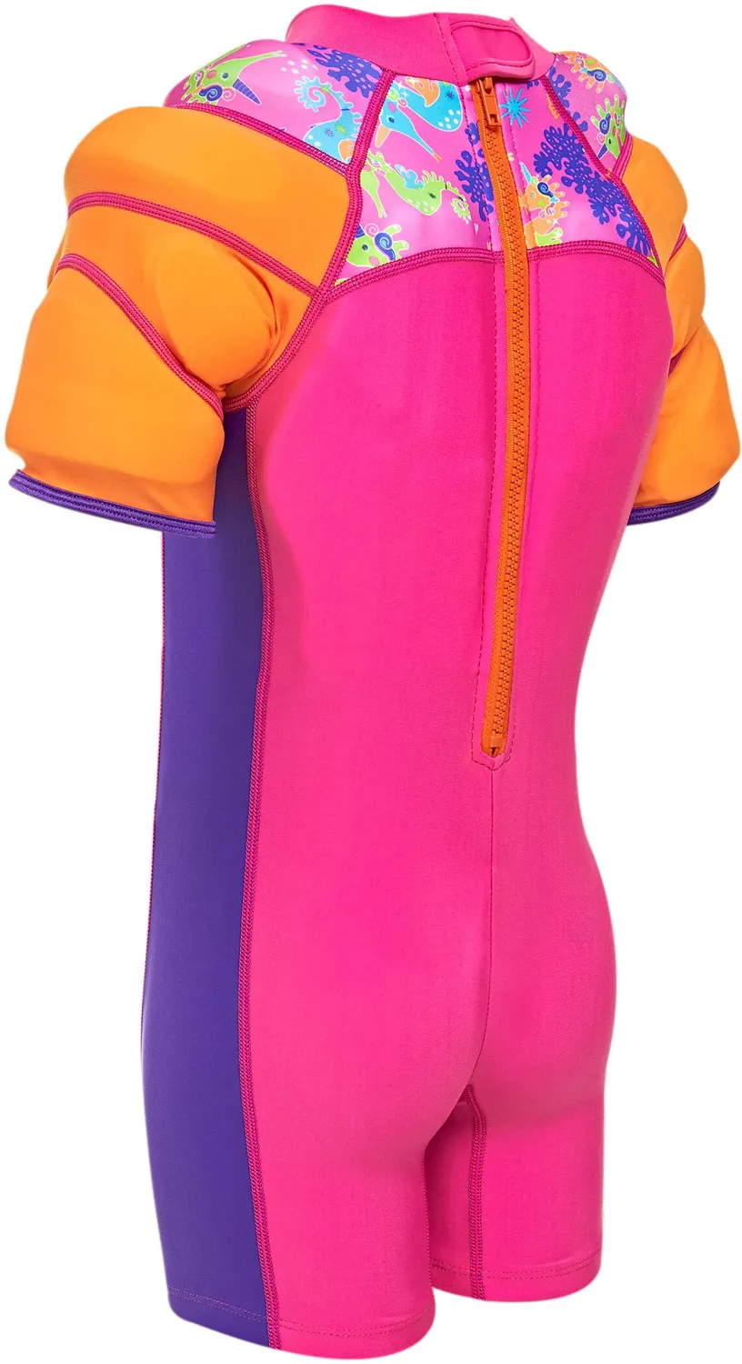 Zoggs Sea Water Wings Floatsuit Costume Galleggiante Bambini Neoprene