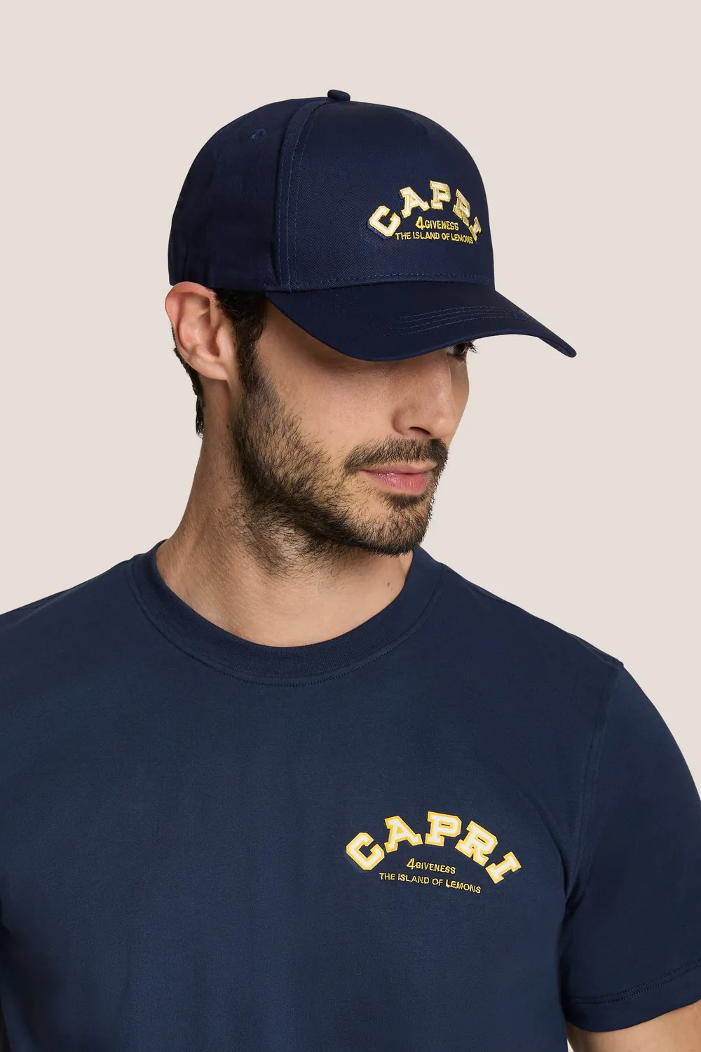 4 Giveness Capri baseball cap blu traspirante
