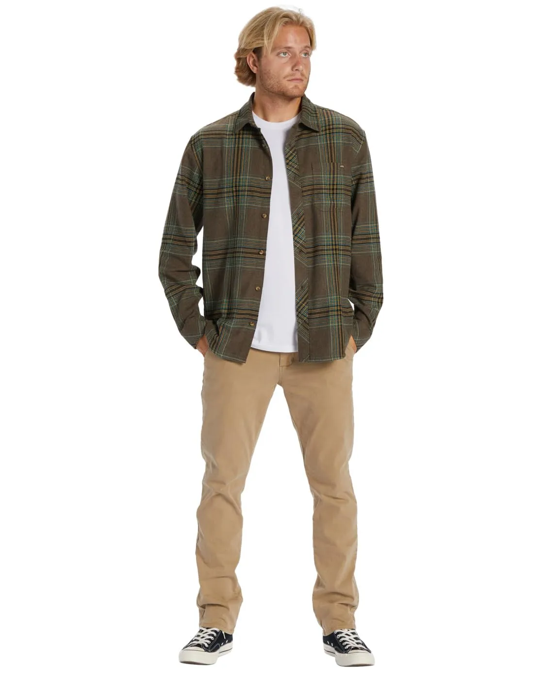 Billabong Coastline Flannel camicia uomo manica lunga