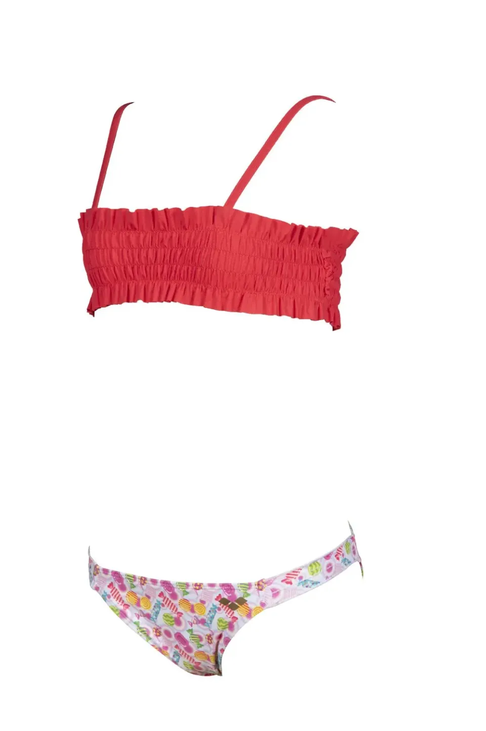 Arena Sweetie Jr Bandeau bikini bambina rosa 9 anni
