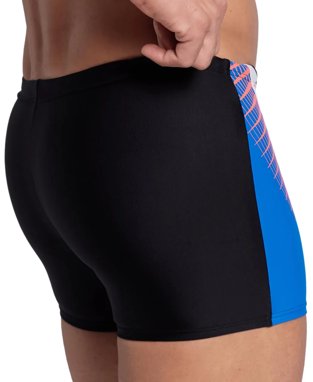 Arena Threefold Short R costume mare uomo 46 nero-blu