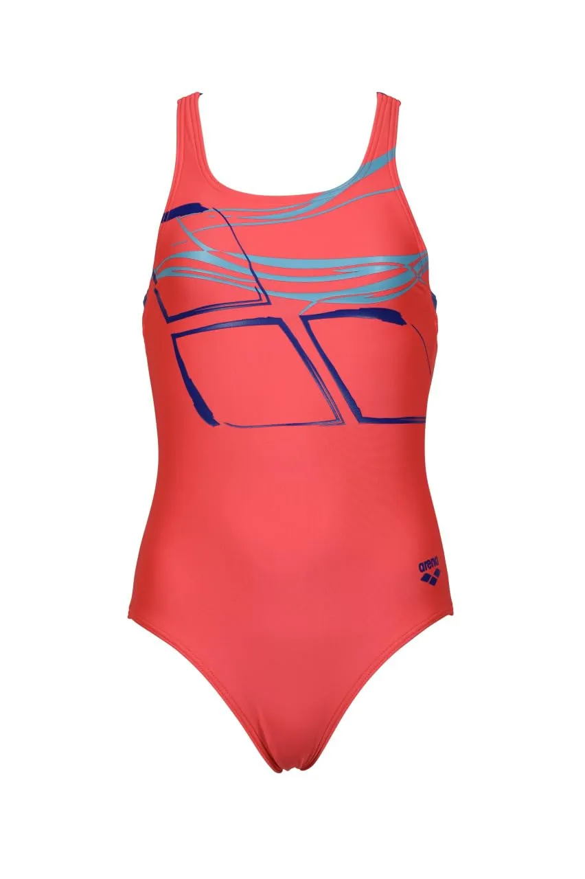 Arena Swim Pro Logo costume intero bambina piscina