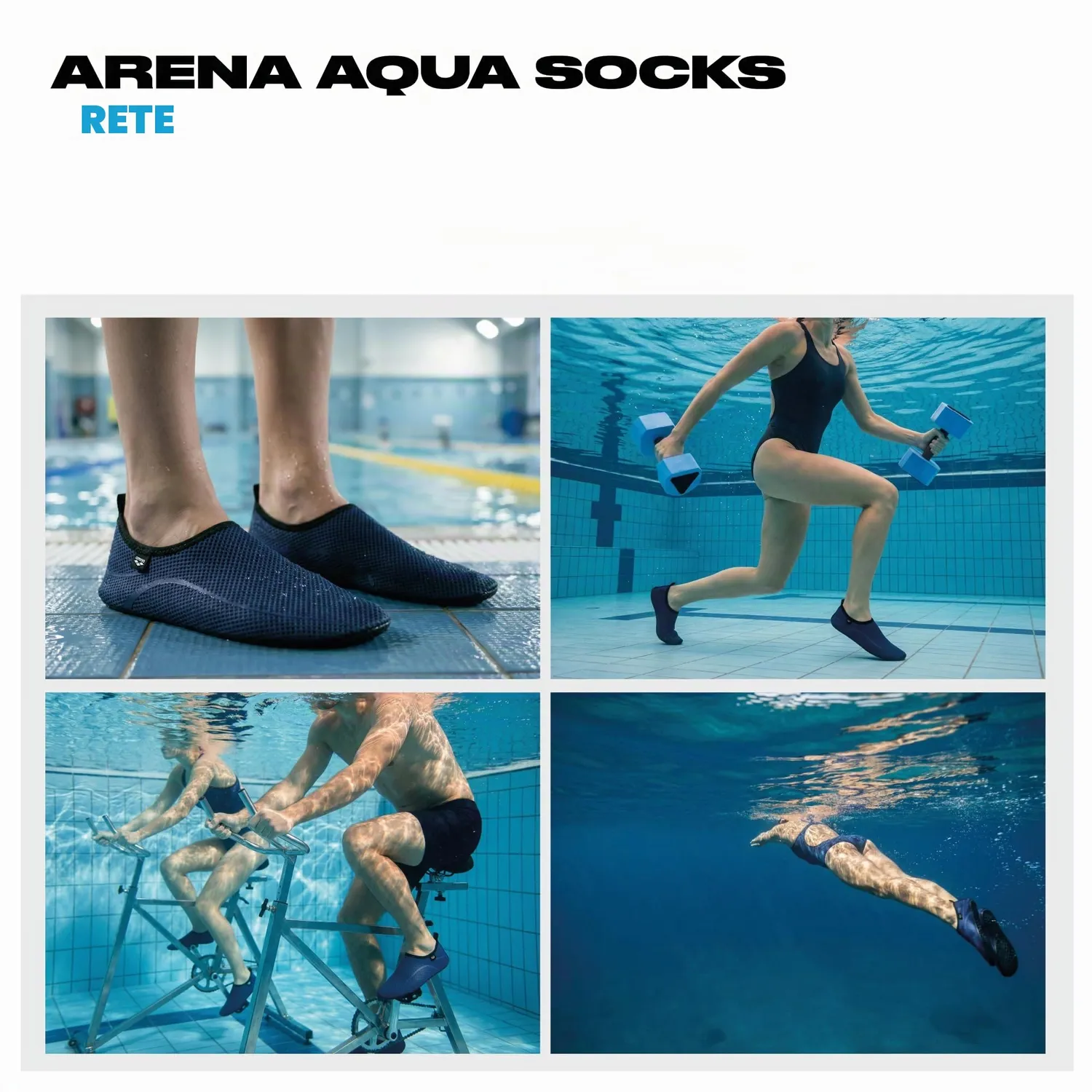 Arena Aqua Socks Mesh scarpette scoglio unisex adulti